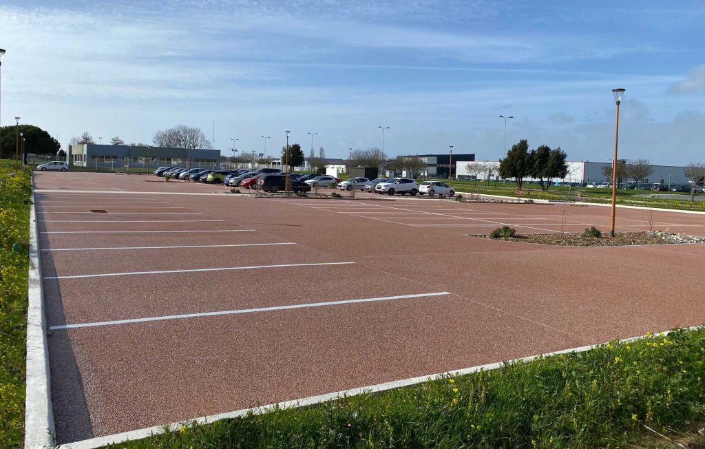 Revetement de sol parking Lea Nature par Ose Loisirs